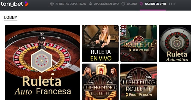 Apuestas deportivas Tonybet