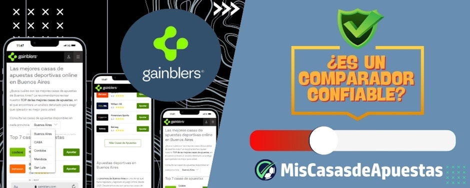 Banners gainblers homepage Argentina