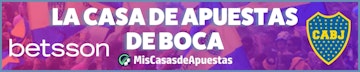 Boca Betsson banner Argentina