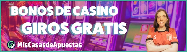 Giros de casino bonos de casino banner Argentina