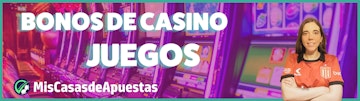 Juegos bonos de casino banner Argentina