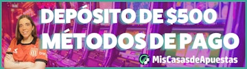 Metodos de pago casinos de 500 banner Argentina
