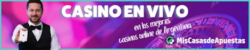 Casino en vivo mejores casinos online banner Argentina