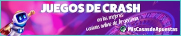 Crash mejores casinos online banner Argentina