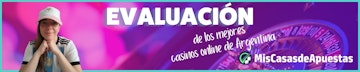 Evaluacion mejores casinos online banner Argentina