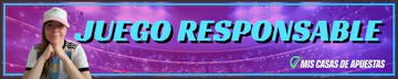 Juego responsable homepage banner Argentina