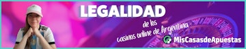 Legales casinos legales banner Argentina