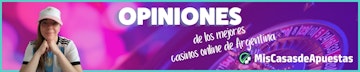 Opiniones mejores casinos online banner Argentina