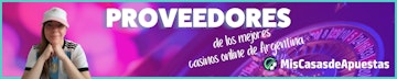 Proveedores mejores casinos online banner Argentina