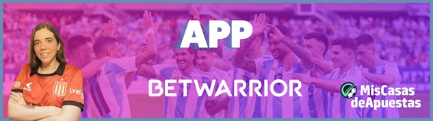 Betwarrior app banner Argentina