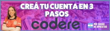 Codere cuenta banner Argentina