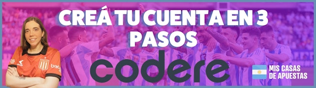 Codere cuenta banner Argentina