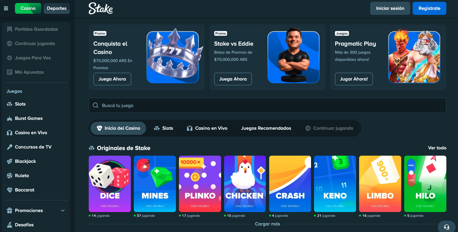 El casino de Stake