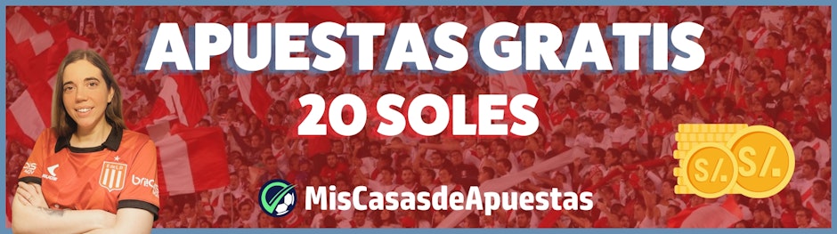 20 soles apuestas gratis banner Peru