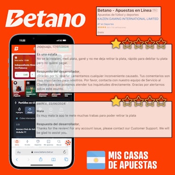 Betano app opiniones