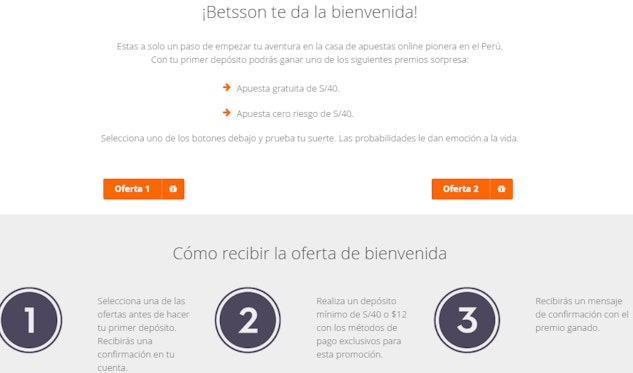 Bono Betsson Peru