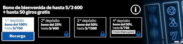 Bono casino Betway Peru
