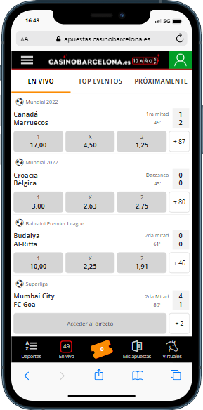 Apuestas CasinoBarcelona