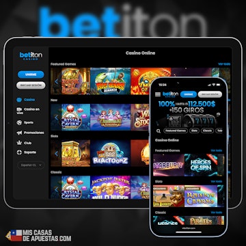 Betiton casino en celular y tablet