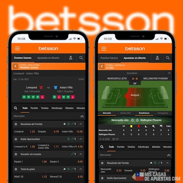 Betsson apuestas celular en vivo