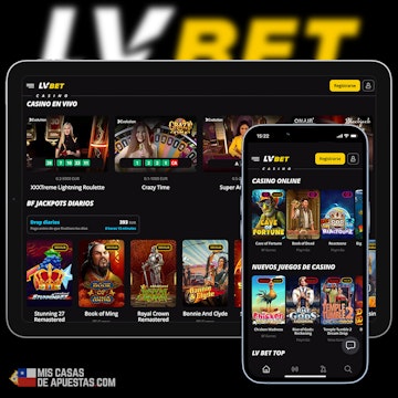LV Bet casino en celular y tablet