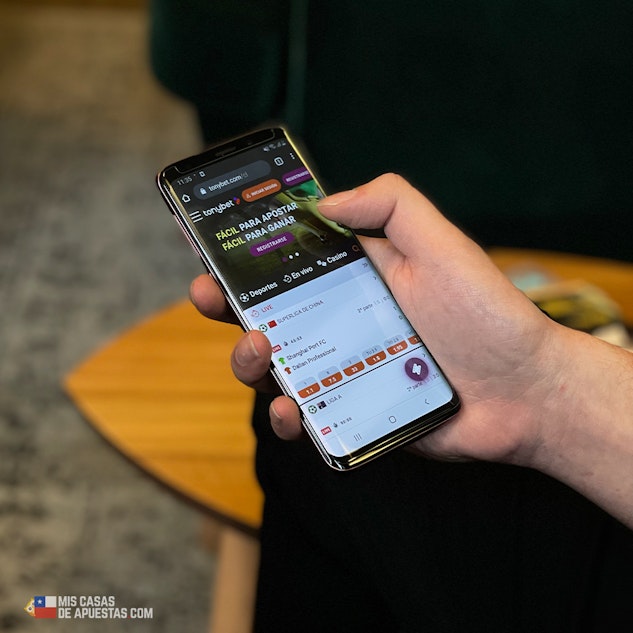 Tony Bet sitio web celular Chile