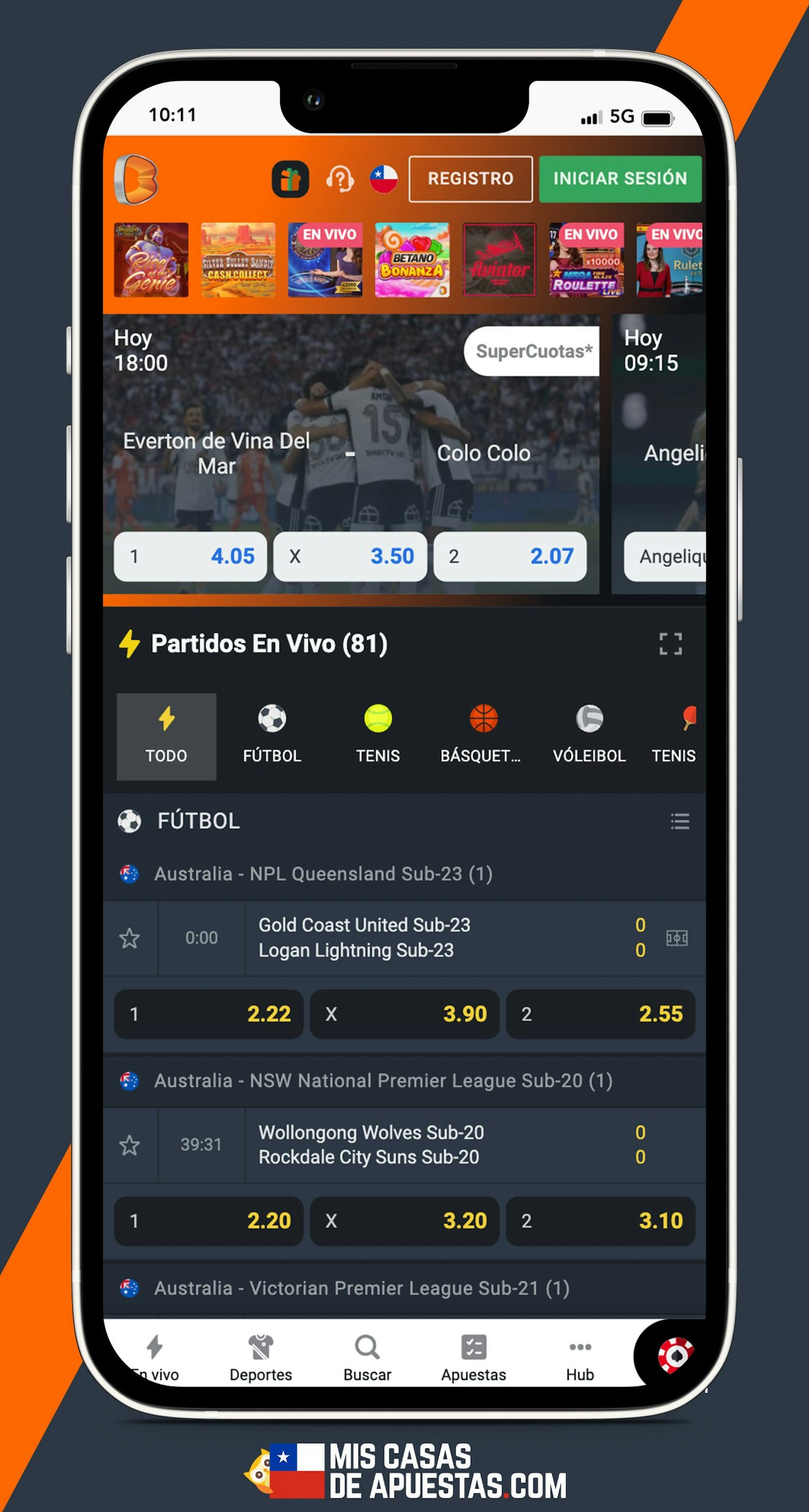 Betano apuestas Chile