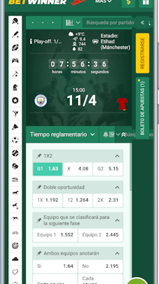 Betwinner Chile apuestas en vivo en celular