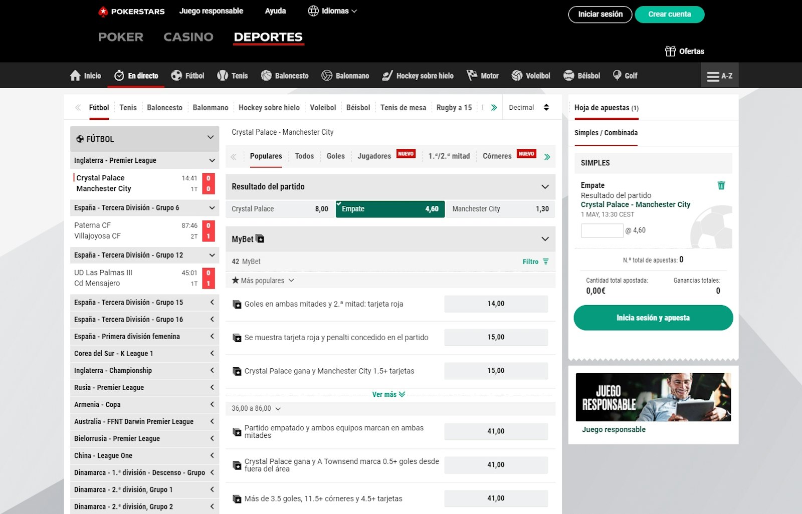 Poker stars deportes en directo