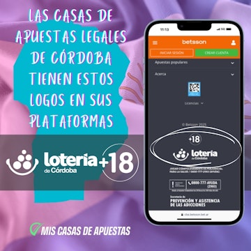 Logos de las casas de apuestas de Cordoba