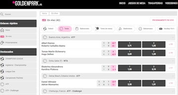 Golden park apuestas