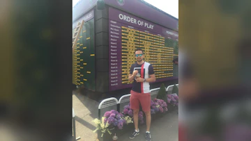 Golzalo en Wimbledon