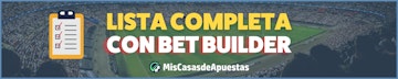 Lista de casas de apuestas con crear apuesta