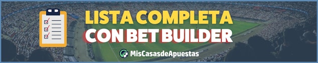 Lista de casas de apuestas con crear apuesta