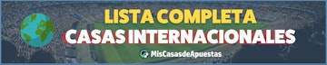 Lista de casas de apuestas internacionales en Colombia