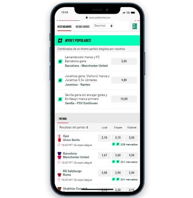 Pokersstars apuestas