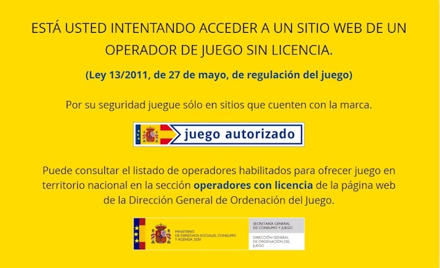 Rabona ilegal en Espana