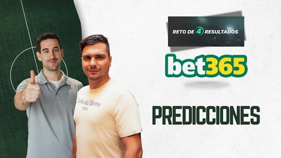 Reto de 4 resultados predicciones