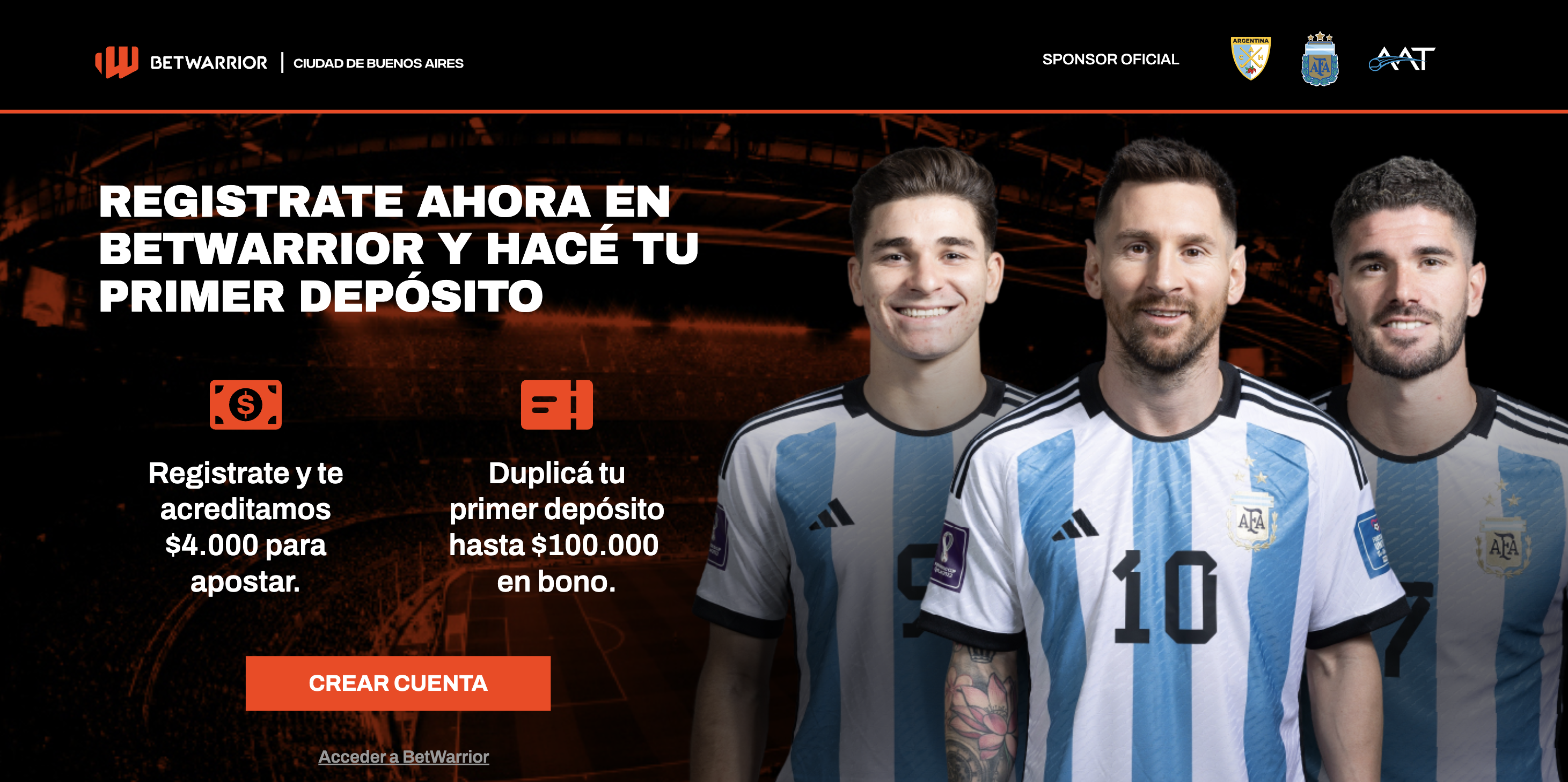 app movil betwarrior