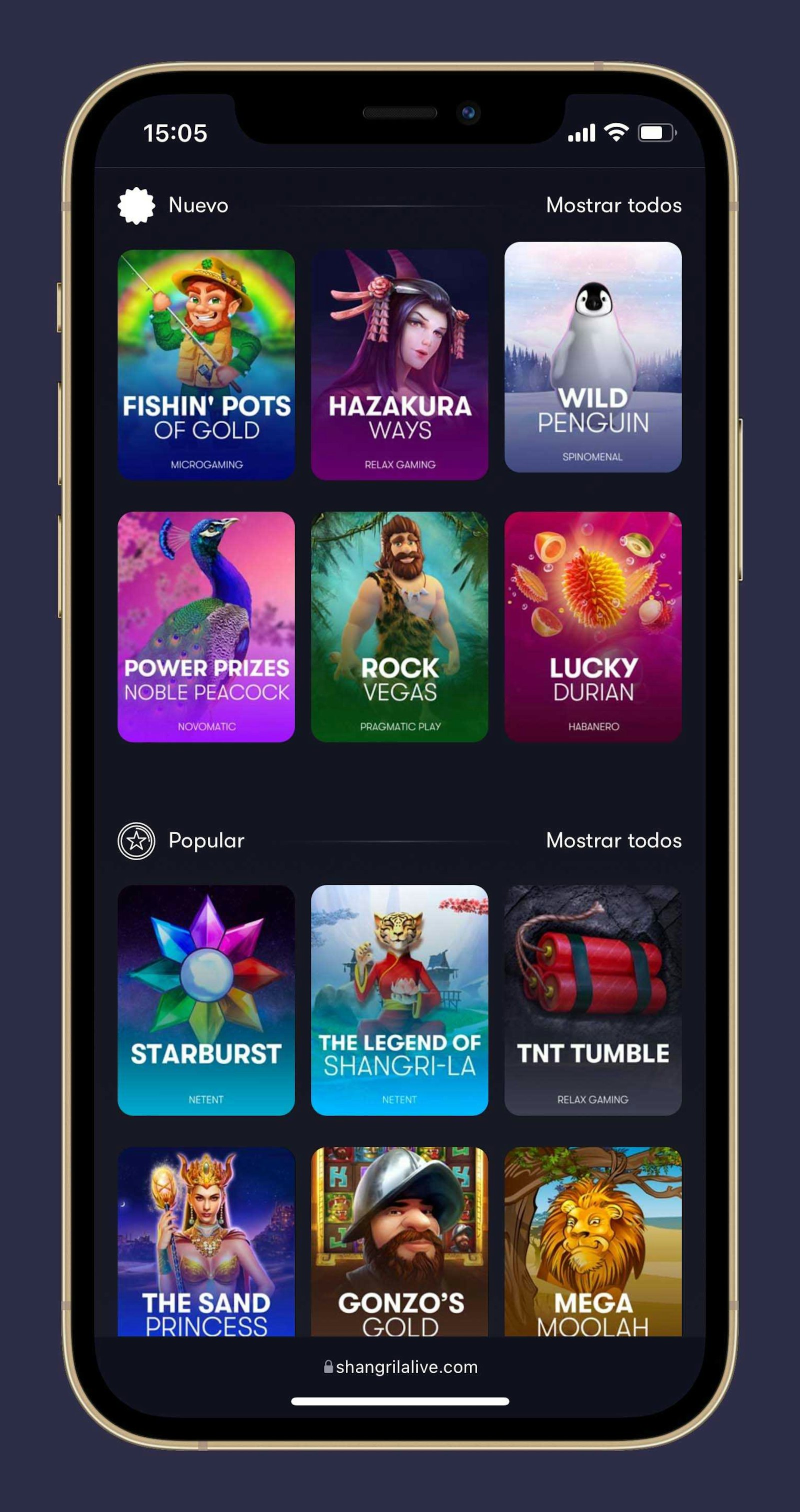 Shangri La casino celular