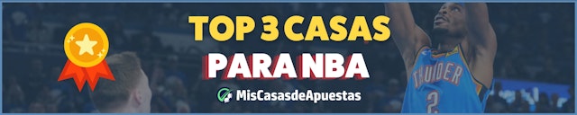 TOP3 casas de apuestas NBA