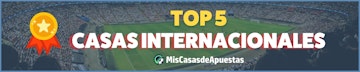 Top 5 mejores casas de apuestas internacionales en Colombia