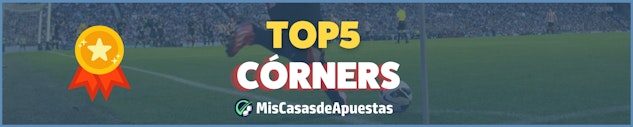 Top 5 mejores casas para apostar a corners
