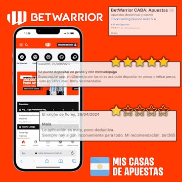 Betwarrior app opiniones