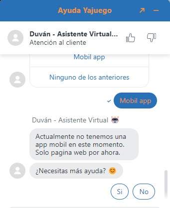 app yajuego